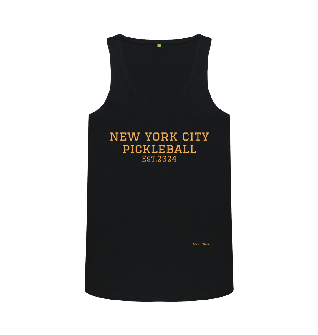 Black New York City Pickleball Vest Top