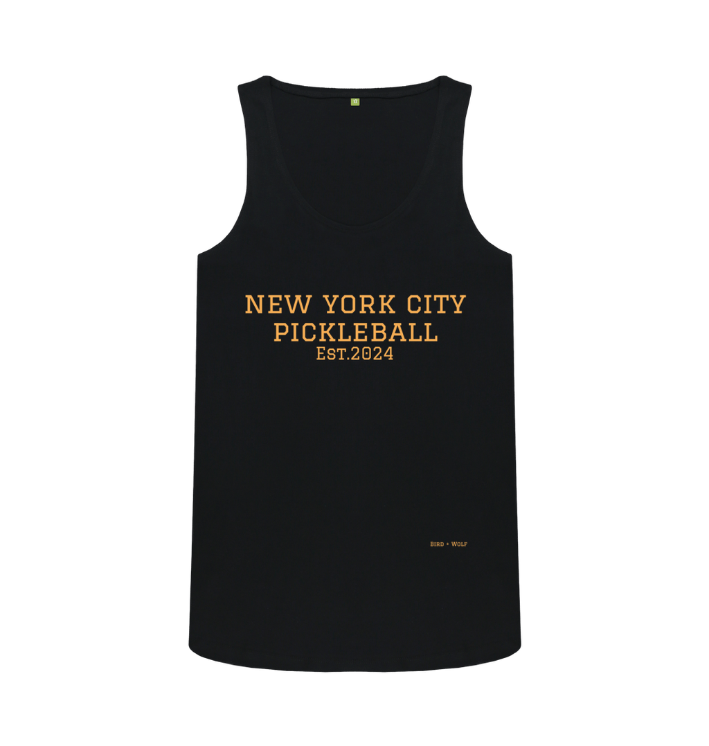 Black New York City Pickleball Vest Top