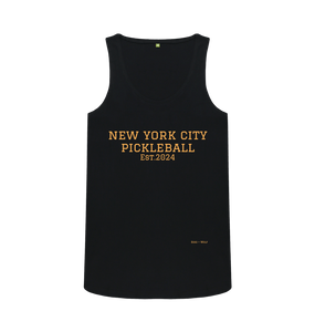 Black New York City Pickleball Vest Top