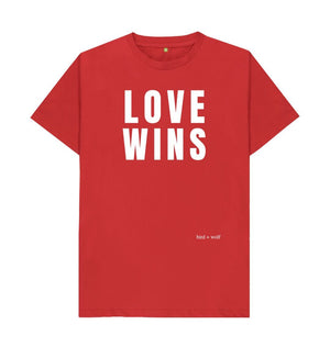 Red Love Wins Classic Tee