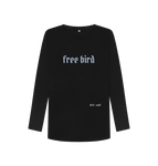 Black Free Bird Long Sleeve Tee