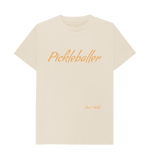 Oat Pickleballer Classic Tee (Orange Lettering)