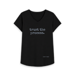 Black Printed T-shirt Front