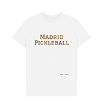 White Madrid Pickleball Classic Tee