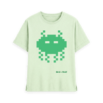 Pastel Green Printed T-shirt Front