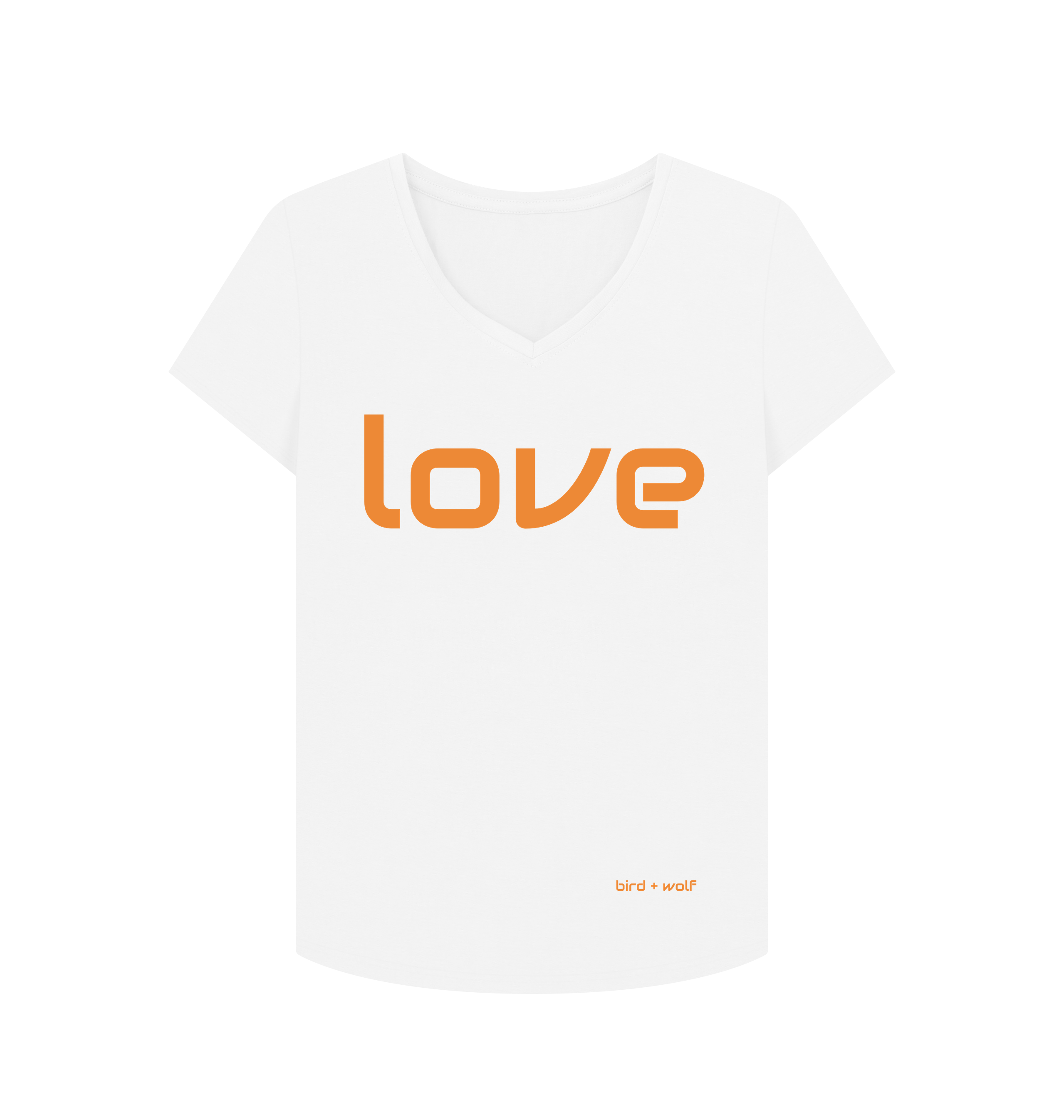 White Printed T-shirt Front