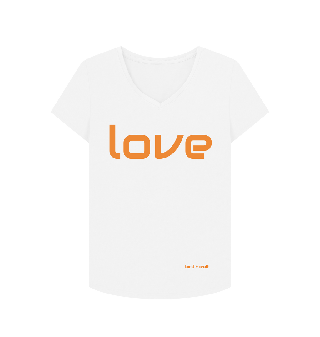 White Printed T-shirt Front