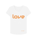 White Printed T-shirt Front