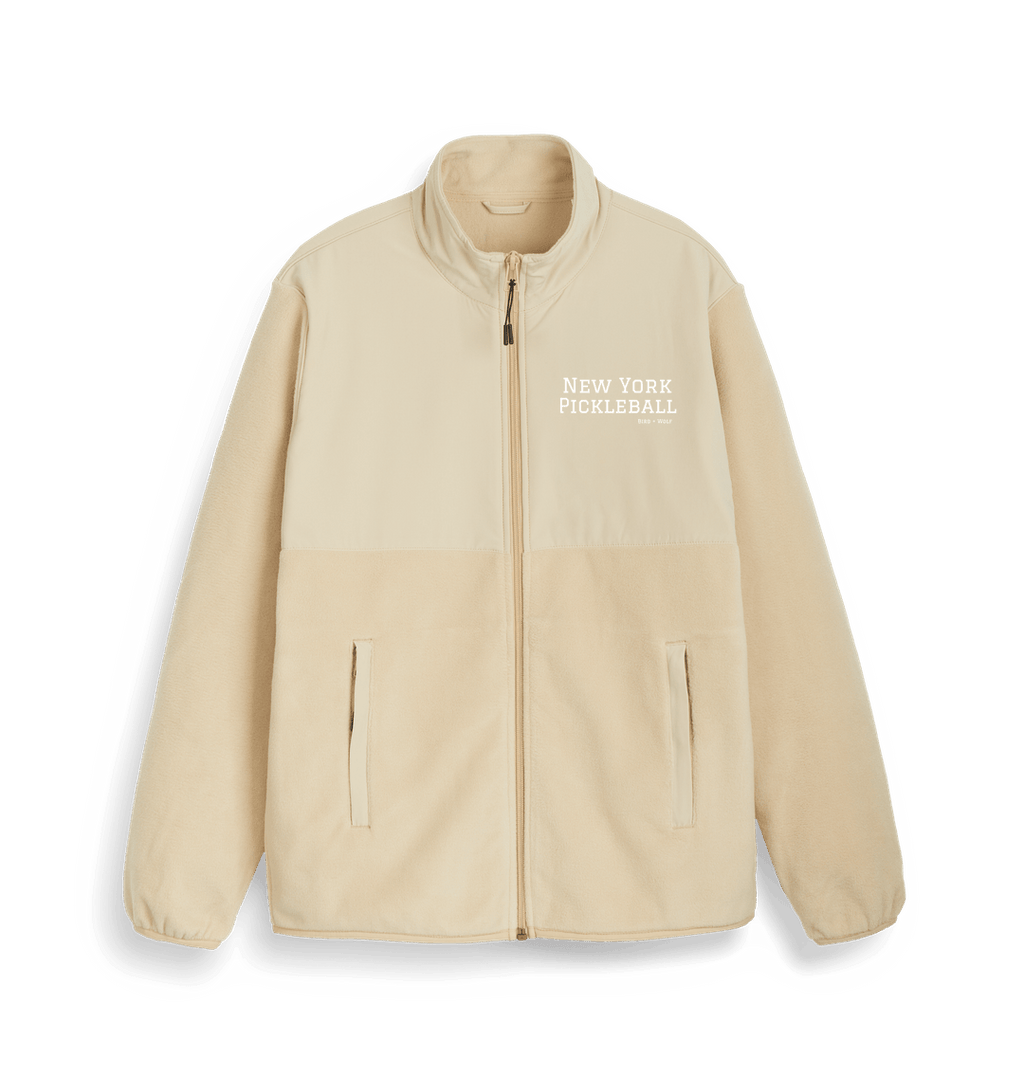 Desert Dust New York Pickleball Fleece Jacket