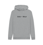 Light Heather Bird + Wolf Chunky Hoodie (Mens Sizes)