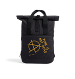 Black Punk Is Not Dead Roll Top Rucksack