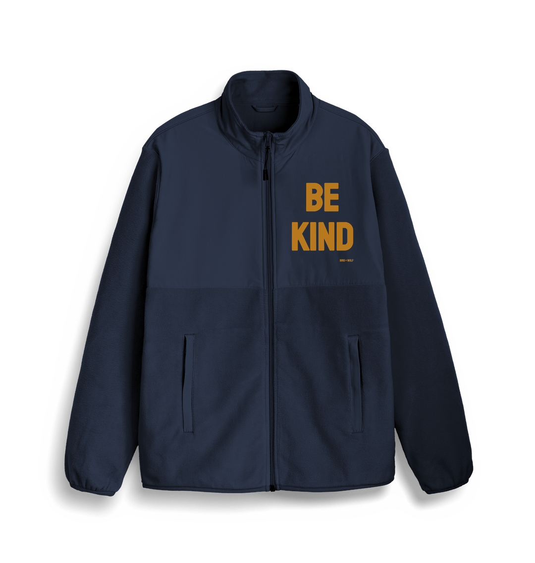 French Navy Be Kind Fleece Jacket