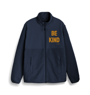 French Navy Be Kind Fleece Jacket