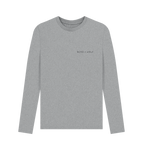 Athletic Grey Bird + Wolf Simple Grey Long Sleeve Tee (Mens Sizes)