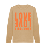 Sand Printed Sweater Front