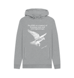 Light Heather Bird Symbolism Chunky Hoodie