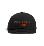 Black Pickleball Club Baseball Cap