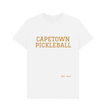 White Capetown Pickleball Classic Tee