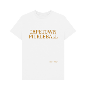 White Capetown Pickleball Classic Tee