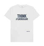 White Think Differently Classic Tee