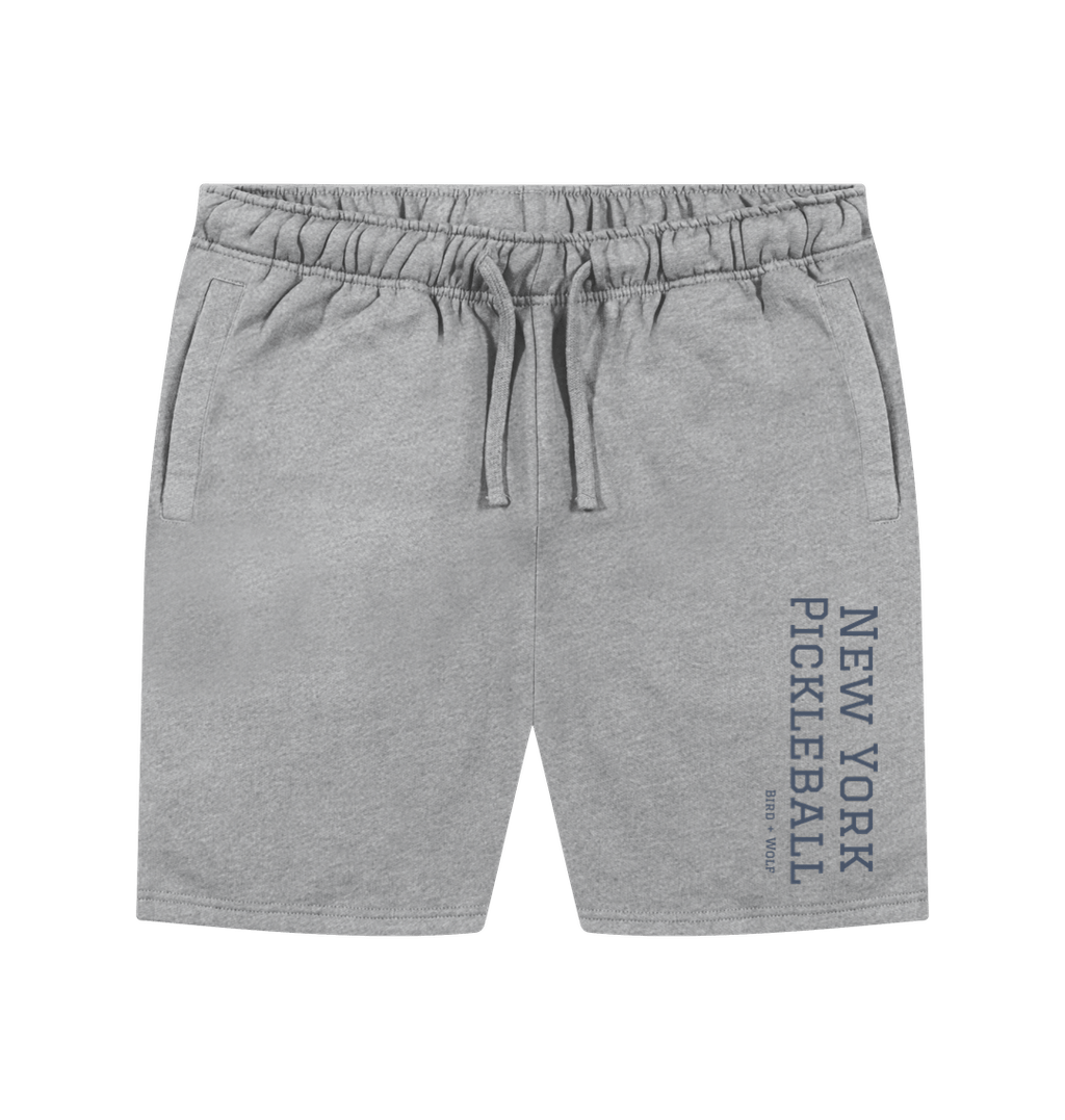 Athletic Grey New York Pickleball Cosy Shorts (Grey Lettering)