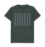 Dark Grey Zig Zag Verticals Classic Tee