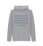 Light Heather Printed Hoody Back