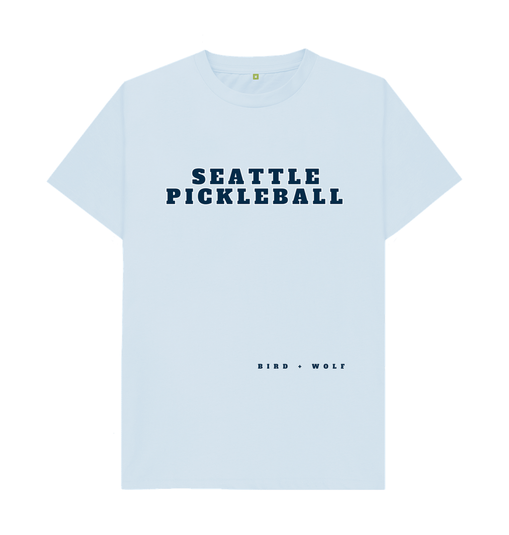 Sky Blue Seattle Pickleball Classic Tee