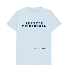 Sky Blue Seattle Pickleball Classic Tee