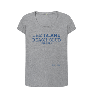 Athletic Grey The Island Beach Club Scoop Neck Tee