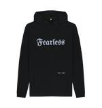 Black Printed Hoody Front