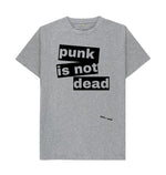 Athletic Grey Punk Is Not Dead Classic Tee