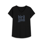 Black Printed T-shirt Front
