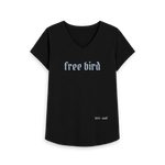 Black Printed T-shirt Front