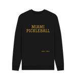 Black Miami Pickleball Cosy Sweatshirt