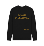 Black Printed Sweater Front