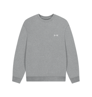 Athletic Grey Printed Sweater