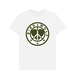 White Logo Classic Tee (Khaki)