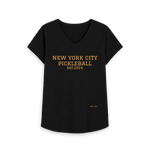 Black Printed T-shirt Front