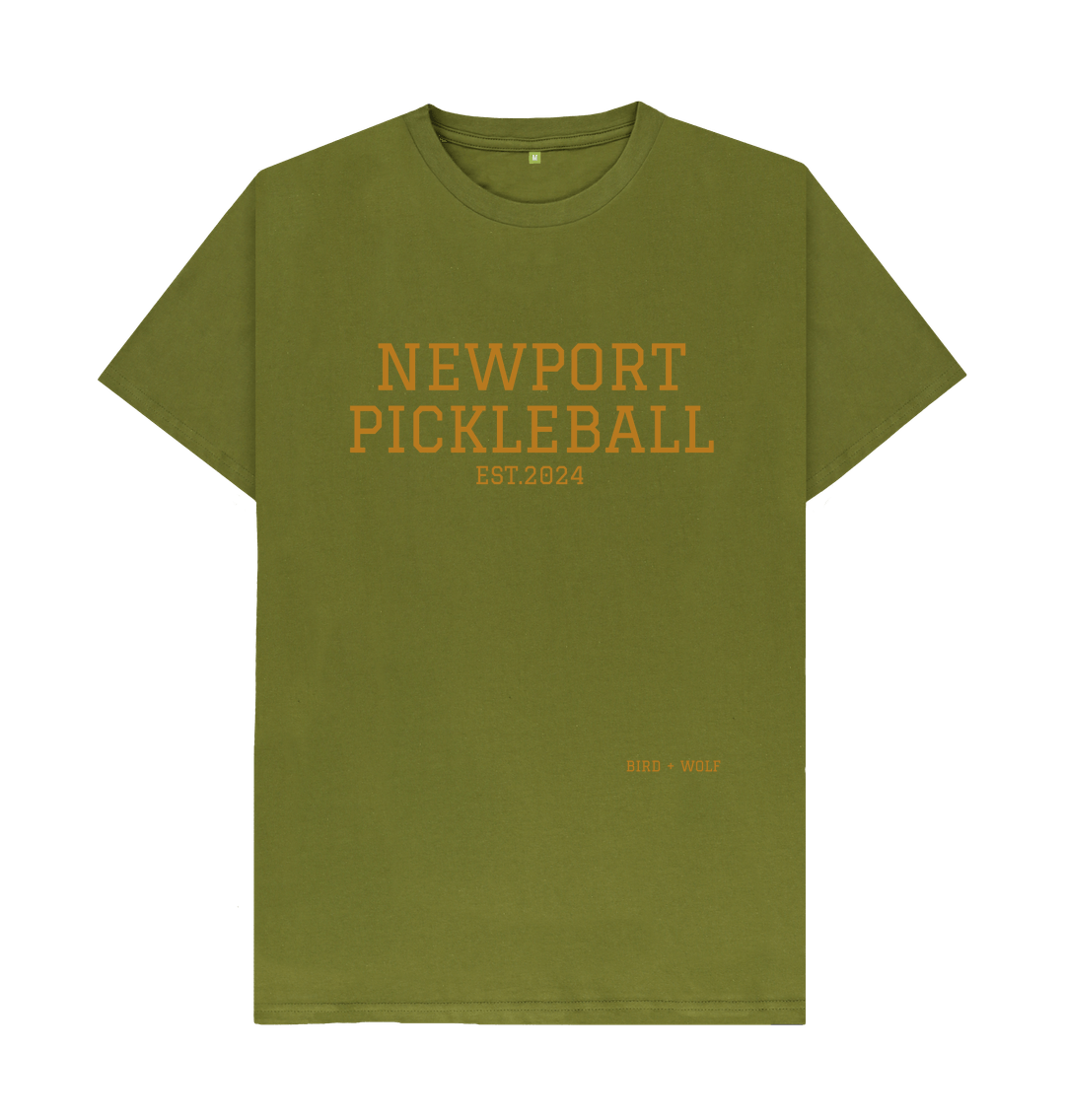 Moss Green Newport Pickleball Classic Tee