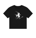 Black Printed T-shirt Front