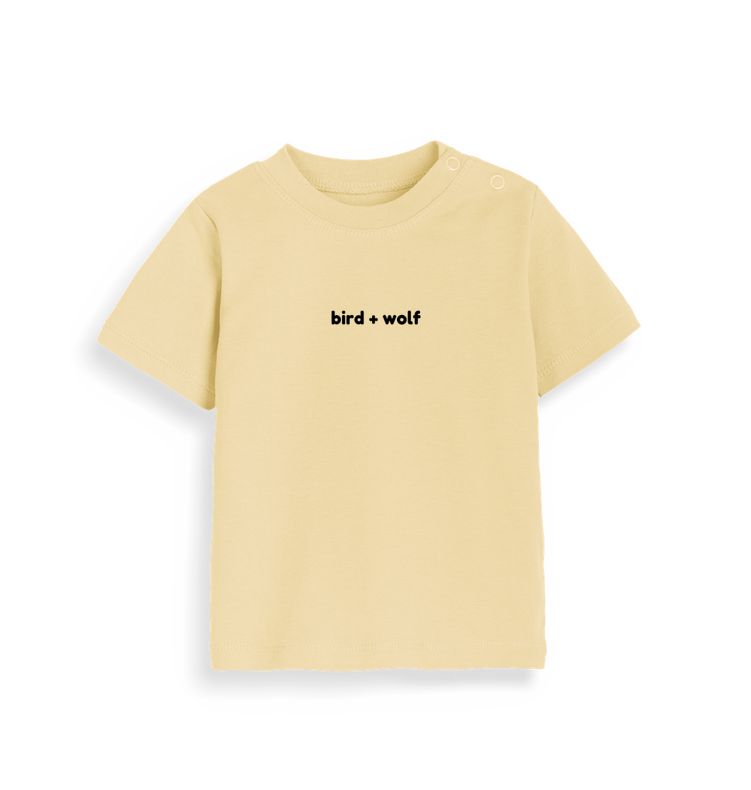 Soft Yellow Printed Kids T-Shirt