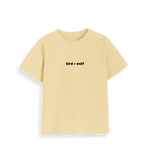 Soft Yellow Printed Kids T-Shirt