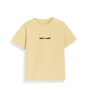 Soft Yellow Printed Kids T-Shirt