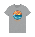 Athletic Grey Printed T-shirt Front