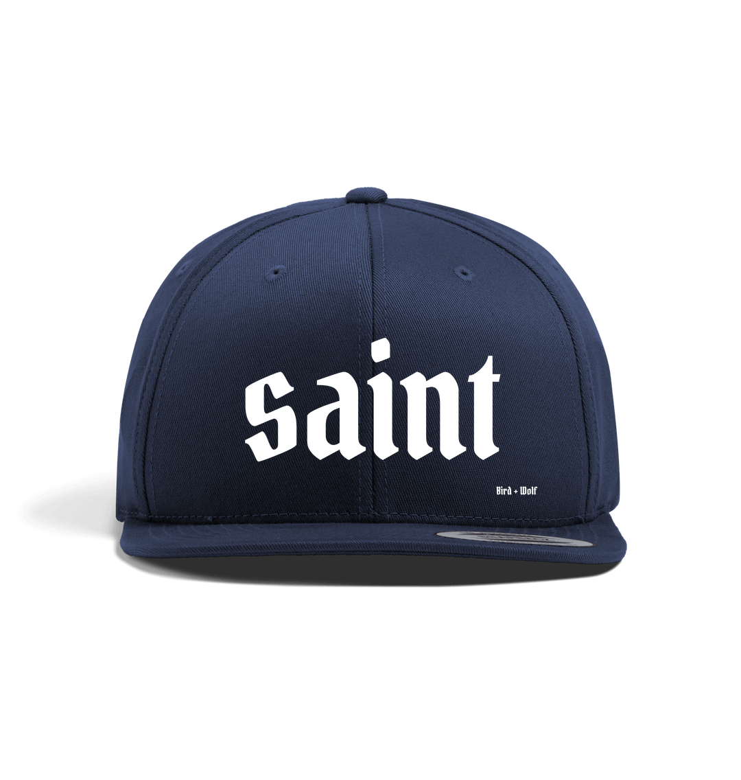 Navy Saint Snap Back Cap