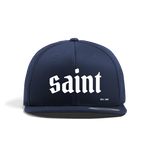 Navy Saint Snap Back Cap