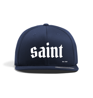 Navy Saint Snap Back Cap