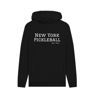 Black New York Pickleball Chunky Hoodie