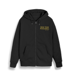 Black New York Pickleball Full Zip Hoodie